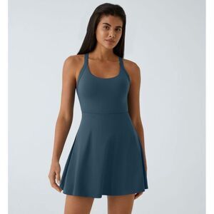 Halara Flare Dance Active Dress-Longer Length-Easy Peezy Edition